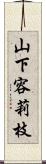山下容莉枝 Scroll