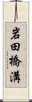 岩田橋溝 Scroll