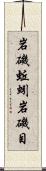 岩磯蚯蚓 Scroll