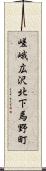 嵯峨広沢北下馬野町 Scroll