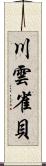 川雲雀貝 Scroll