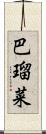 巴瑠菜 Scroll