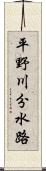 平野川分水路 Scroll