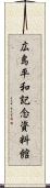 広島平和記念資料館 Scroll