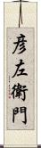 彦左衛門 Scroll