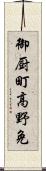 御厨町高野免 Scroll