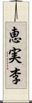 恵実李 Scroll