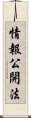 情報公開法 Scroll