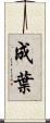 成葉 Scroll