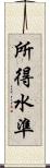 所得水準 Scroll