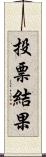 投票結果 Scroll
