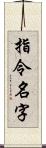 指令名字 Scroll