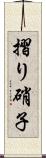 摺り硝子 Scroll