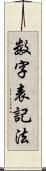 数字表記法 Scroll