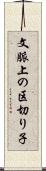 文脈上の区切り子 Scroll