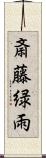 斎藤緑雨 Scroll