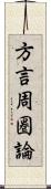 方言周圏論 Scroll