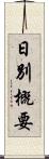 日別概要 Scroll