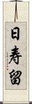 日寿留 Scroll