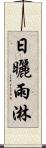 日曬雨淋 Scroll