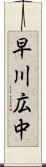 早川広中 Scroll