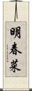 明春菜 Scroll