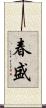 春盛 Scroll