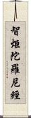 智炬陀羅尼經 Scroll