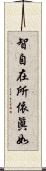 智自在所依眞如 Scroll