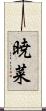 暁菜 Scroll