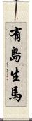 有島生馬 Scroll
