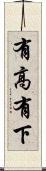 有高有下 Scroll