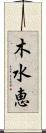 木水恵 Scroll
