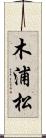 木浦松 Scroll
