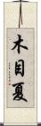 木目夏 Scroll