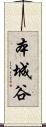 本城谷 Scroll