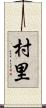 村里 Scroll