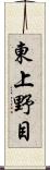 東上野目 Scroll