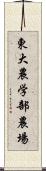 東大農学部農場 Scroll