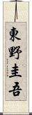 東野圭吾 Scroll