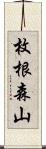 枚根森山 Scroll