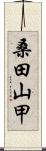 桑田山甲 Scroll