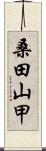 桑田山甲 Scroll