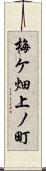 梅ケ畑上ノ町 Scroll