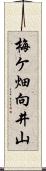 梅ケ畑向井山 Scroll