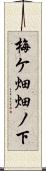 梅ケ畑畑ノ下 Scroll