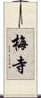 梅寺 Scroll
