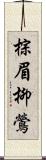 棕眉柳鶯 Scroll