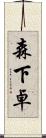 森下卓 Scroll