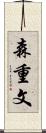 森重文 Scroll